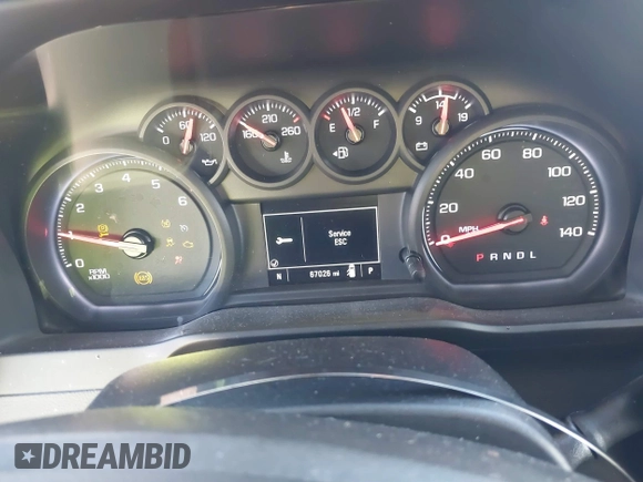 2020 Chevrolet Silverado 1500 Custom with VIN 1GCRWBEH9LZ338061, listed as a IAAI auction lot 41150721 with 67,026 mi miles. Bid and sale history available at carsss.com. Image 7.