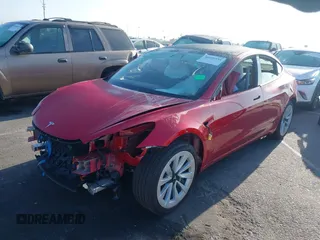 2023 Tesla Model 3 with VIN 5YJ3E1EA9PF695547, listed as a IAAI auction lot 40100334 with Not Provided miles and . Bid and sale history available at DreamBid. Image 23.
