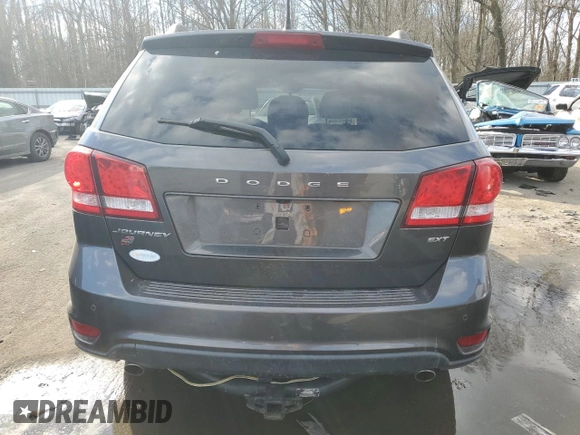 2018 Dodge Journey SXT z VIN 3C4PDDBG8JT364126, wystawiony jako Copart lot #43272265 z przebiegiem 107 075 mil mil oraz Szkoda całkowita • Salvage title. Historia ofert i sprzedaży dostępna na DreamBid. Obrazek 6.