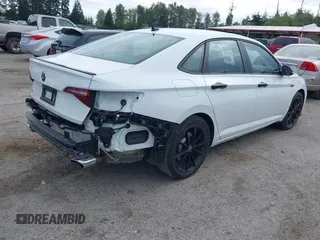 2024 Volkswagen Jetta 40th Anniversary Edition with VIN 3VW8T7BU4RM004952, listed as a IAAI auction lot 42558844 with 5,541 mi miles and . Bid and sale history available at DreamBid. Image 4.