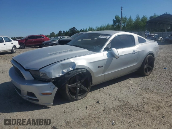 2013 Ford Mustang GT with VIN 1ZVBP8CF2D5283929, listed as a Copart auction lot 53092815 with 112,460 mi miles and Clean title. Bid and sale history available at DreamBid. Image 1.
