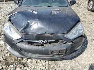 2014 Hyundai Genesis Coupe Premium with VIN KMHHT6KD6EU113945, listed as a Copart auction lot 47502565 with 133,670 mi miles and Salvage title. Bid and sale history available at DreamBid. Image 12.