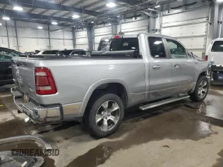 2019 Ram 1500 Laramie with VIN 1C6SRFDT2KN795605, listed as a Copart auction lot 88494875 with 156,046 mi miles and Salvage Title. Bid and sale history available at carsss.com. Image 3.