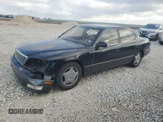 2000 Lexus LS 400 with VIN JT8BH28F3Y0169199, listed as a Copart auction lot 46851025 with 302,914 mi miles and Salvage Title. Bid and sale history available at carsss.com. Image 1.