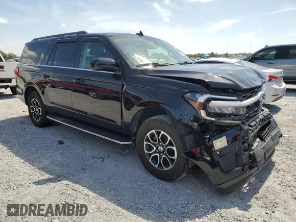 2022 Ford Expedition Max XLT z VIN 1FMJK1JT3NEA27230, wystawiony jako Copart lot #64072565 z przebiegiem 83 346 mil mil oraz Czysty tytuł • Clean title. Historia ofert i sprzedaży dostępna na DreamBid. Obrazek 4.