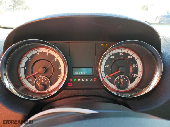 2013 Ram Cargo Van Tradesman with VIN 2C4JRGAG4DR771961, listed as a Copart auction lot 44821765 with 88,603 mi miles and Salvage Title. Bid and sale history available at carsss.com. Image 9.