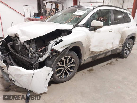 2023 Toyota Corolla Cross Hybrid S with VIN 7MUFBABG0PV004809, listed as a IAAI auction lot 41489550 with 59,172 mi miles and . Bid and sale history available at DreamBid. Image 6.