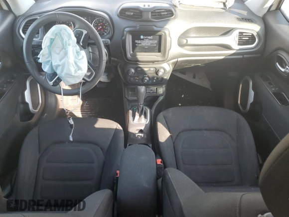 2018 Jeep Renegade Latitude with VIN ZACCJABB7JPH75163, listed as a Copart auction lot 54932455 with 267,193 mi miles and Salvage title. Bid and sale history available at DreamBid. Image 8.