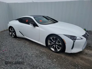 2018 Lexus LC with VIN JTHHP5AY4JA003946, listed as a Copart auction lot 85205524 with 1 mi miles and Salvage Title. Bid and sale history available at carsss.com. Image 4.