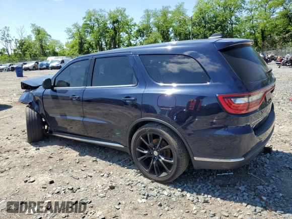 2018 Dodge Durango SXT with VIN 1C4RDJAG4JC161335, listed as a Copart auction lot 57243095 with 74,690 mi miles and Salvage title. Bid and sale history available at DreamBid. Image 2.