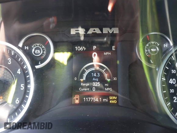 2024 Ram 2500 Big Horn with VIN 3C6UR5DJ2RG303949, listed as a IAAI auction lot 42575281 with 117,754 mi miles and . Bid and sale history available at DreamBid. Image 15.