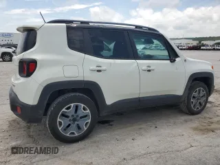 2015 Jeep Renegade Trailhawk with VIN ZACCJBCT2FPB85764, listed as a Copart auction lot 58965465 with 80,440 mi miles and Salvage title. Bid and sale history available at DreamBid. Image 3.