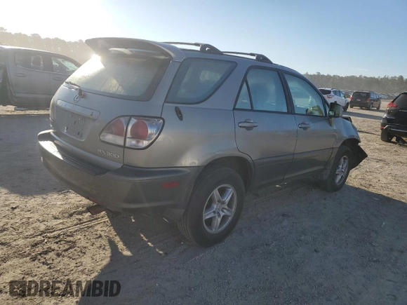 2003 Lexus RX 300 with VIN JTJGF10U230162476, listed as a Copart auction lot 42698575 with 235,449 mi miles and Salvage Title. Bid and sale history available at carsss.com. Image 3.