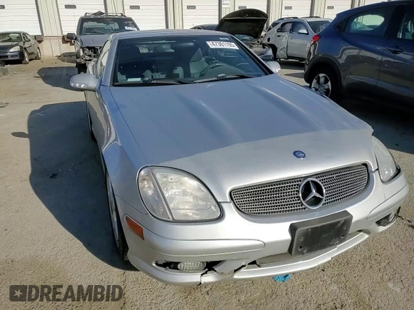2004 Mercedes-Benz SLK-Class with VIN WDBKK65F04F307947, listed as a Copart auction lot 47361195 with 115,809 mi miles and Salvage Title. Bid and sale history available at carsss.com. Image 10.