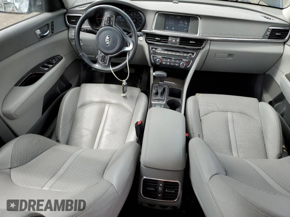 2017 Kia Optima EX with VIN 5XXGU4L3XHG143659, listed as a Copart auction lot 59773115 with 66,001 mi miles and Salvage title. Bid and sale history available at DreamBid. Image 8.