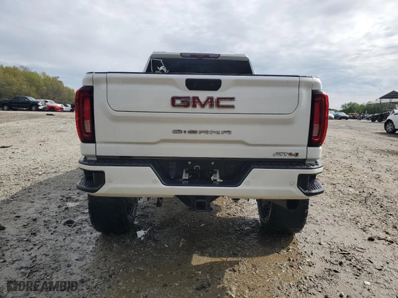 2021 GMC Sierra 2500HD AT4 with VIN 1GT49PEY4MF151246, listed as a Copart auction lot 49975935 with 71,458 mi miles and Salvage Title. Bid and sale history available at carsss.com. Image 6.