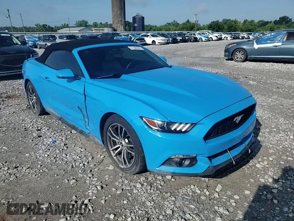 2017 Ford Mustang EcoBoost Premium с VIN 1FATP8UH4H5296037, выставлен на аукционе Copart как лот 61166595 с пробегом 50 282 миль миль и Списание • Salvage title. История ставок и продаж доступна на DreamBid. Изображение 13.