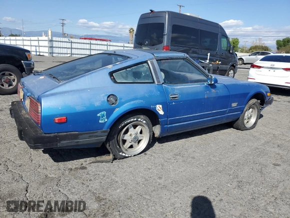 1982 Datsun 280ZX z VIN JN1CZ04S3CX627644, wystawiony jako Copart lot #47498845 z przebiegiem 201 516 mil mil oraz Tytuł czysty. Historia ofert i sprzedaży dostępna na DreamBid. Obrazek 3.
