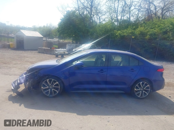 2020 Toyota Corolla SE with VIN JTDS4RCE0LJ017288, listed as a IAAI auction lot 42096008 with 23,129 mi miles and . Bid and sale history available at DreamBid. Image 14.