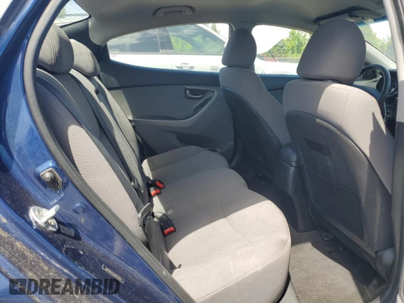 2016 Hyundai Elantra SE with VIN 5NPDH4AE0GH675565, listed as a Copart auction lot 62288815 with 104,716 mi miles and Clean title. Bid and sale history available at DreamBid. Image 10.