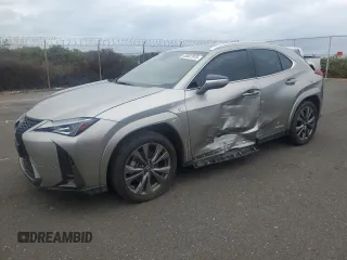 2022 Lexus UX 250h F Sport with VIN JTHR9JBH6N2054435, listed as a Copart auction lot 45687975 with 12,615 mi miles and Clean Title. Bid and sale history available at DreamBid. Image 1.
