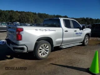 2021 Chevrolet Silverado 1500 Custom with VIN 1GCRWBEK3MZ350607, listed as a Copart auction lot 82812734 with 60,849 mi miles and Non Repairable. Bid and sale history available at DreamBid. Image 3.