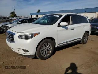 2013 Infiniti JX35 with VIN 5N1AL0MM2DC304486, listed as a Copart auction lot 77302174 with 224,617 mi miles and Clean Title. Bid and sale history available at carsss.com. Image 1.
