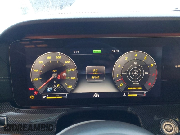 2019 Mercedes-Benz E 53 AMG with VIN WDD1J6BB7KF094709, listed as a Copart auction lot 46482915 with 89,163 mi miles and Salvage Title. Bid and sale history available at DreamBid. Image 9.