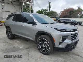 2025 Chevrolet Traverse with VIN 1GNERKRS3SJ128166, listed as a Copart auction lot 54423255 with 5,456 mi miles and Salvage title. Bid and sale history available at DreamBid. Image 4.