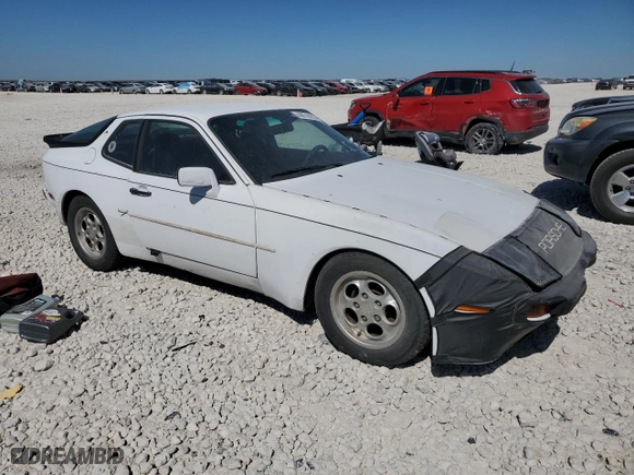 1986 Porsche 944 with VIN WP0AA0948GN457787, listed as a Copart auction lot 48616225 with 907,451 mi miles and Clean Title. Bid and sale history available at carsss.com. Image 4.