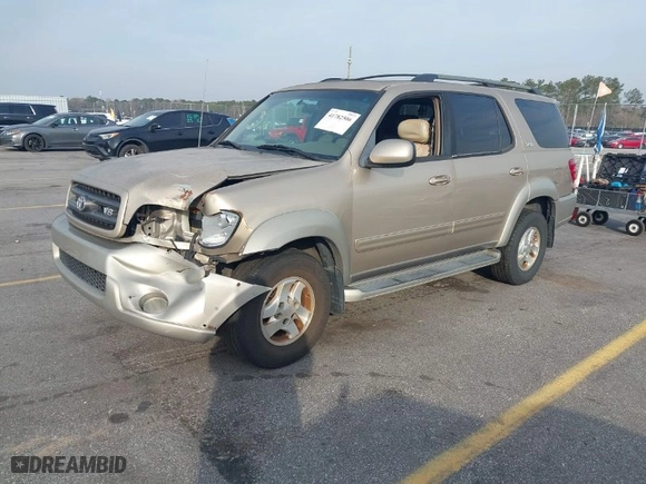 2004 Toyota Sequoia SR5 with VIN 5TDZT34A04S211737, listed as a IAAI auction lot 41782506 with 484,239 mi miles. Bid and sale history available at carsss.com. Image 2.
