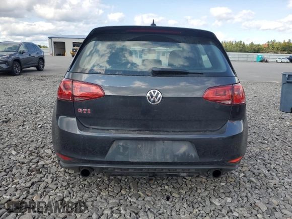 2015 Volkswagen Golf GTI Autobahn w/Performance Pkg with VIN 3VW447AU9FM104487, listed as a Copart auction lot 74582474 with 116,260 mi miles and Salvage Title. Bid and sale history available at carsss.com. Image 6.