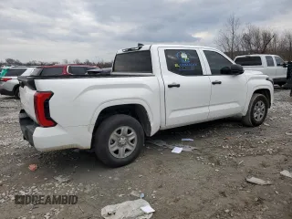 2024 Toyota Tundra 2WD SR with VIN 5TFKB5AB6RX035856, listed as a Copart auction lot 50875855 with 23,729 mi miles and Salvage Title. Bid and sale history available at carsss.com. Image 3.