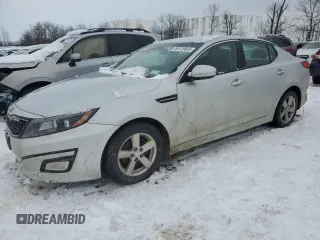 2014 Kia Optima LX with VIN 5XXGM4A73EG335796, listed as a Copart auction lot 89120645 with 199,249 mi miles and Salvage Title. Bid and sale history available at carsss.com. Image 1.