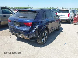 2021 Audi Q3 S line Premium with VIN WA1DECF3XM1085641, listed as a IAAI auction lot 41949213 with 71,621 mi miles and . Bid and sale history available at DreamBid. Image 4.