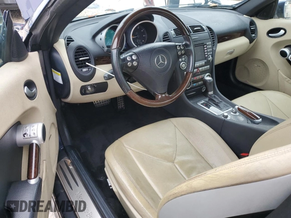2006 Mercedes-Benz SLK 350 with VIN WDBWK56FX6F107896, listed as a Copart auction lot 88487955 with 108,675 mi miles and Salvage title. Bid and sale history available at DreamBid. Image 8.