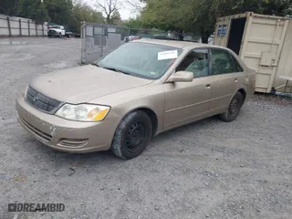 2000 Toyota Avalon XL with VIN 4T1BF28B6YU010850, listed as a IAAI auction lot 41886240 with 1 mi miles. Bid and sale history available at carsss.com. Image 2.