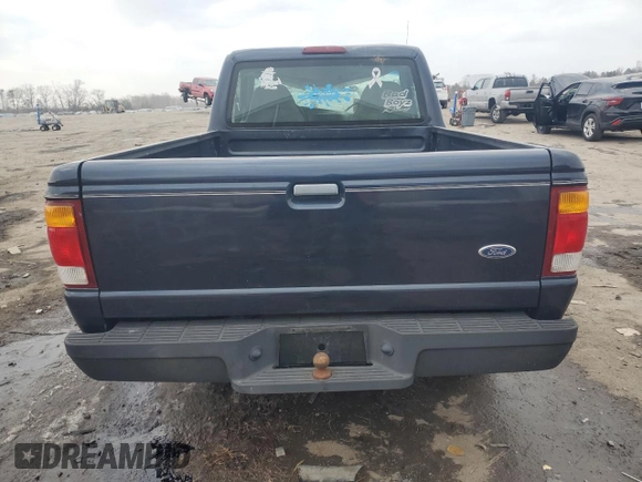 1999 Ford Ranger XL with VIN 1FTYR10C8XTA00586, listed as a Copart auction lot 42546635 with 176,902 mi miles and Salvage title. Bid and sale history available at DreamBid. Image 6.