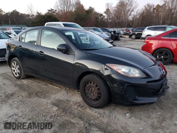 2013 Mazda Mazda3 i Sport with VIN JM1BL1UP2D1850483, listed as a Copart auction lot 46224155 with 169,251 mi miles and Non Repairable. Bid and sale history available at carsss.com. Image 4.