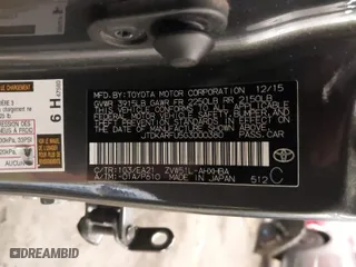 2016 Toyota Prius Four with VIN JTDKARFU5G3000380, listed as a IAAI auction lot 41671182 with 147,513 mi miles. Bid and sale history available at carsss.com. Image 9.