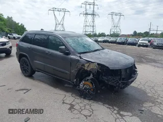2021 Jeep Grand Cherokee Laredo X with VIN 1C4RJFAG6MC774728, listed as a IAAI auction lot 42270184 with 27,021 mi miles and . Bid and sale history available at DreamBid. Image 1.