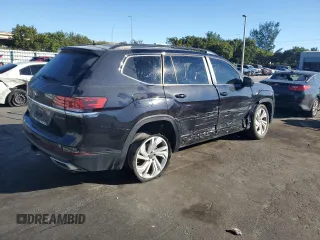 2022 Volkswagen Atlas SE with VIN 1V2JR2CAXNC529065, listed as a Copart auction lot 47360925 with 88,277 mi miles and Salvage title. Bid and sale history available at DreamBid. Image 3.