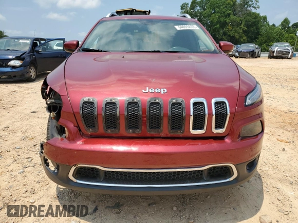 2014 Jeep Cherokee Limited with VIN 1C4PJLDS9EW221691, listed as a Copart auction lot 64095655 with 174,391 mi miles and Salvage title. Bid and sale history available at DreamBid. Image 5.