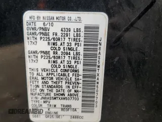 2010 Nissan Rogue S with VIN JN8AS5MTXAW507703, listed as a Copart auction lot 49091615 with 306,367 mi miles and Salvage Title. Bid and sale history available at DreamBid. Image 13.