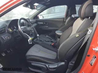 2019 Hyundai Veloster Turbo R-Spec with VIN KMHTH6AB0KU018904, listed as a Copart auction lot 77223314 with 82,877 mi miles and Salvage Title. Bid and sale history available at carsss.com. Image 7.
