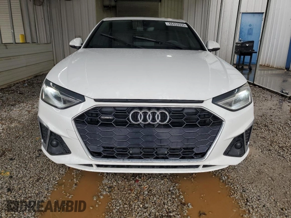 2021 Audi A4 S line Premium with VIN WAUDAAF41MA061966, listed as a Copart auction lot 48453555 with 37,794 mi miles and Salvage Title. Bid and sale history available at DreamBid. Image 5.