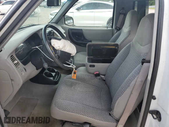 1998 Ford Ranger XL with VIN 1FTYR10U0WUC13727, listed as a Copart auction lot 53261175 with 128,117 mi miles and Salvage Title. Bid and sale history available at DreamBid. Image 7.