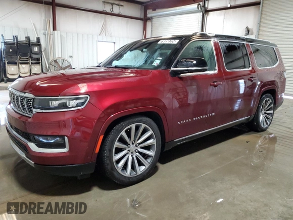 2023 Jeep Grand Wagoneer Series II with VIN 1C4SJSFP9PS529810, listed as a Copart auction lot 79950724 with 29,030 mi miles and Clean title. Bid and sale history available at DreamBid. Image 1.