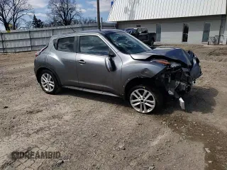 2015 Nissan Juke S with VIN JN8AF5MV4FT560296, listed as a Copart auction lot 53938395 with 171,618 mi miles and Salvage Title. Bid and sale history available at carsss.com. Image 14.