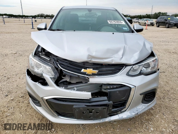 2018 Chevrolet Sonic LT with VIN 1G1JD5SHXJ4118102, listed as a Copart auction lot 60783855 with 63,607 mi miles and Salvage title. Bid and sale history available at DreamBid. Image 5.